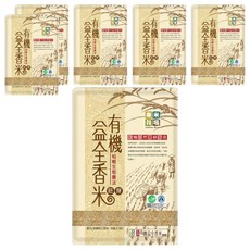 樂米穀場 有機益全胚芽香米, 1.5kg, 6包