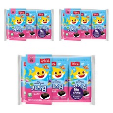 광천김 핑크퐁 키즈 도시락김, 36g, 3개