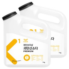 레인보우샵 과탄산소다 프리미엄 본품, 1kg, 2개