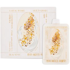 BEAUNESS 蛋白奶昔粉隨身包 穀物風味 5包, 200g, 1盒
