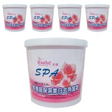 Roudye 柔蝶 玫瑰超保濕美白去角質霜 Rosa Damascena Flower Water, 500g, 5罐