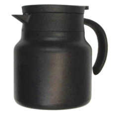 Beatrice 碧翠絲 316不鏽鋼多功能保溫壺, 茶水分離, 適用於飲水/泡茶/咖啡, 雙層真空絕熱, 長時間保溫保冷, 黑色, 800ml, 1個