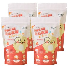 W.L 膠囊式機能夾心軟糖 葉黃素+鈣 荔枝蘋果乳酸口味, 3.6g, 7顆, 4包