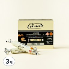 라꽁비에뜨 AOP 가염 버터, 150g, 3개