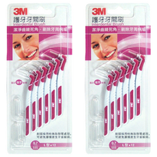 3M 護牙牙間刷 L型, 0.7mm, 12支, 2組