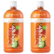 푸드올로지 톡스올로지 48시간 CCA 클렌즈주스, 1L, 2개