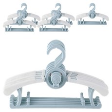 잇곰 아동용 미끄럼방지 옷걸이, 30개, 블루