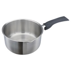 MiyAco 米雅可 經典316五層複合金片手鍋 2.2L, 18cm, 不鏽鋼色 + 黑色, 1個