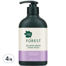 그린핑거 포레스트 릴렉싱 아로마 핸드워시, 300ml, 4개