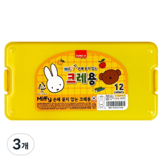 DONG-A Miffy蠟筆, 12色, 3個