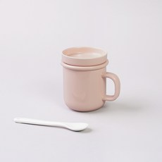 보울보울 국산 노르딕볼볼 뚜껑머그340ml, 파우더핑크, 1개