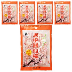 老中醫 仙楂糖, 傳統珍貴, 嚴選風味, 70g, 5袋