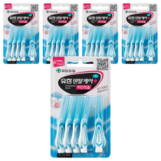 유한양행 덴탈케어 I형 치간칫솔 S, 1mm, 5개입, 5개