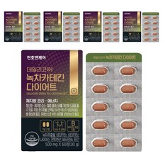 천호엔케어 데일리코어 녹차카테킨 다이어트 30g, 60정, 5개