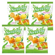 라이킹 오렌지 레몬 소다캔디, 500g, 4개