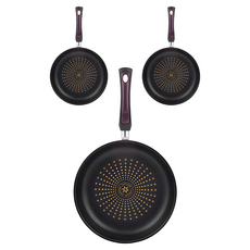 CooK&CooK Forte系列鑽石塗層平底鍋, 28cm, 3個