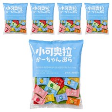 샤오커오라 민트향 비타민C 과일 12종 믹스 무설탕 사탕 캔디, 100g, 5개