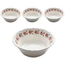 Weasley復古古董早午餐盤子碗 S, 10 玫瑰, 4個