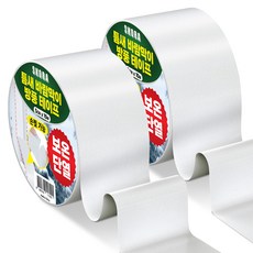 SKORA 縫隙防風膠帶 白色 5cm x 10m, 2個