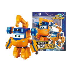 ALPHA GROUP 奧飛娛樂 超級飛俠 電動變形馬蒂機器人玩具, 1個, 混合色