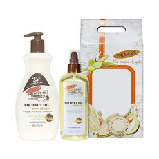 PALMER'S 椰子油身體乳液 500ml + 身體油 150ml 禮盒裝, 1套