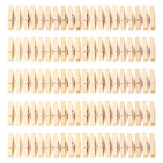 小木夾 4.5cm, 02原木色, 100個