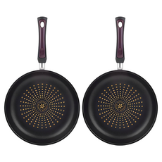 쿡앤쿡 포르테 다이아몬드 코팅 프라이팬, 28cm, 2개