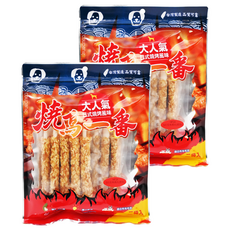 燒鳥一番 犬用 HF24 台灣安心雞 低溫烘烤 無添加 100%純手工製作 犬用營養獎勵棒, 5吋長棒裹肉(鱈魚), 170g, 2袋