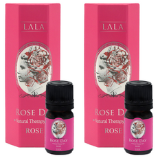 LALA 女性私密護理香氛精油 玫瑰花香, 10ml, 2罐