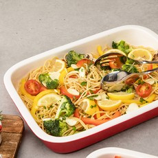 VAIMAR 陶瓷備料托盤組 紅色, 3號托盤 + 瀝水架, 1套