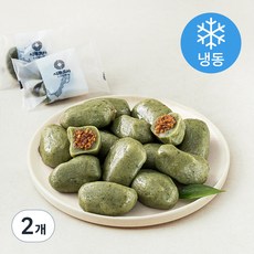 시루조아 쑥 찹쌀 송편 (냉동), 1kg, 1개입, 2개