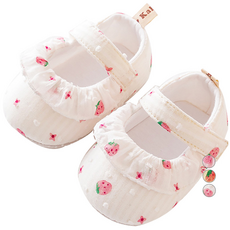 STARDOOR 童款草莓蕾絲學步鞋