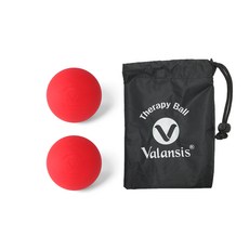 밸런시스 마사지볼 싱글형 2p, 레드, 1개