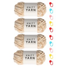 니뜨 허니 벨벳실 100g x 2p + 단수링 5p 세트, 연살구 + 랜덤 발송, 2세트