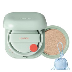 라네즈 네오 쿠션 매트 파운데이션 본품 15g + 리필 15g + 블루에어팟 스트링파우치, 13N1 아이보리(쿠션, 리필), 단일색상(파우치), 1개