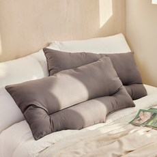 리브맘 코튼 경추베개, 그레이, 2개