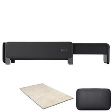 코웨이 비렉스 안마베드 + 마사지쿠션 + 러그 방문설치, MB-B01, 잉크블랙