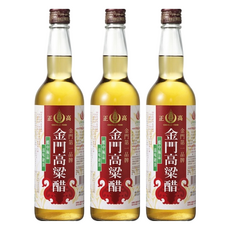 正高金門高梁醋 香氣十足, 600ml, 3瓶