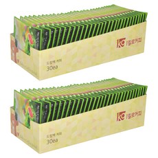 1kg COFFEE 清爽濾掛咖啡, 10g, 60包, 1組