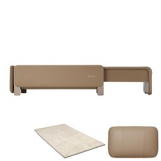 코웨이 비렉스 안마베드 + 마사지쿠션 + 러그 방문설치, MB-B01, 모카브라운