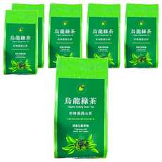 龍源茶品 鑫龍源 杉林溪清香甘醇翠嫩有機茶烏龍綠茶葉, 1組, 6包, 50g