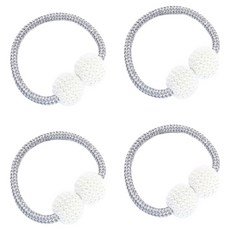 타이드코 심플한 마그네틱 커튼홀더 FREE, 그레이, 4개