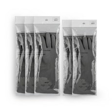 Saengong 生活工作所 橡膠手套 M 3入 + S 2入, 灰色, 5個