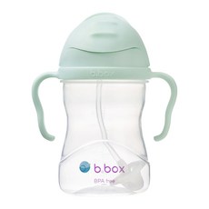 b.box 吸管水杯 240ml, 馬卡龍綠, 1個