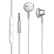 i-gota 悅耳動聽 摩登線控耳麥 EPM-P2 1.2m 線長 3.5mm TRRS 插頭, White