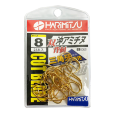 HARiMiTSU 沖アミチヌOKIAMICHINU 魚鉤 SSH-131NH 8 金色, 23個裝, 1包