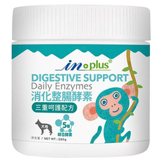 in plus 贏 消化整腸酵素 犬用 三重呵護配方 280g, 1罐