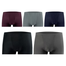 DS DOSSY 男士無痕四角內褲5件組