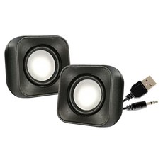 KTnet 廣鐸 Q21 USB 二件式迷你多媒體喇叭, USB供電, 簡易安裝, 1盒