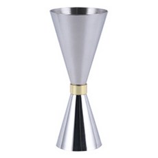 GOODLIVING 家庭酒吧風格小物 纖細雞尾酒量酒器 30ml 60ml, 1個, 金環